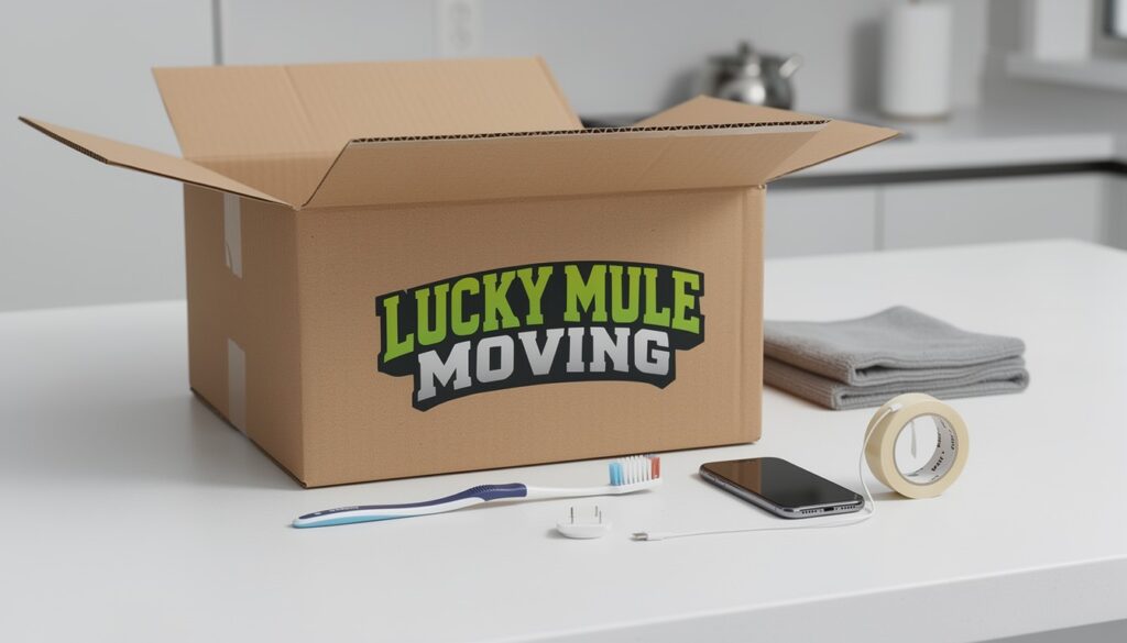 Apartment moving essentials are organized to indicate what to pack first in San Antonio and Austin.