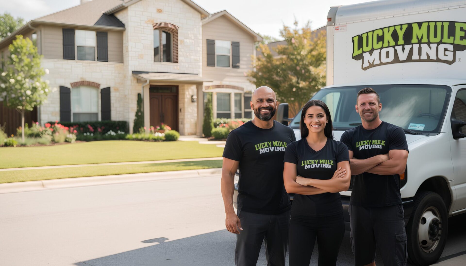 Lucky Mule Moving professional movers providing services in Bryker Woods, Austin, TX, for a seamless moving experience.