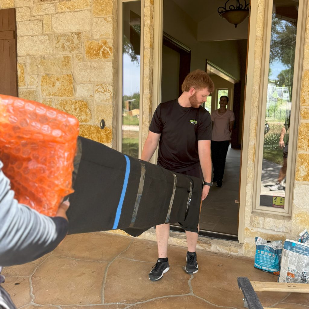 Mover Athlete Devin at Lucky Mule Moving & Storage San Antonio